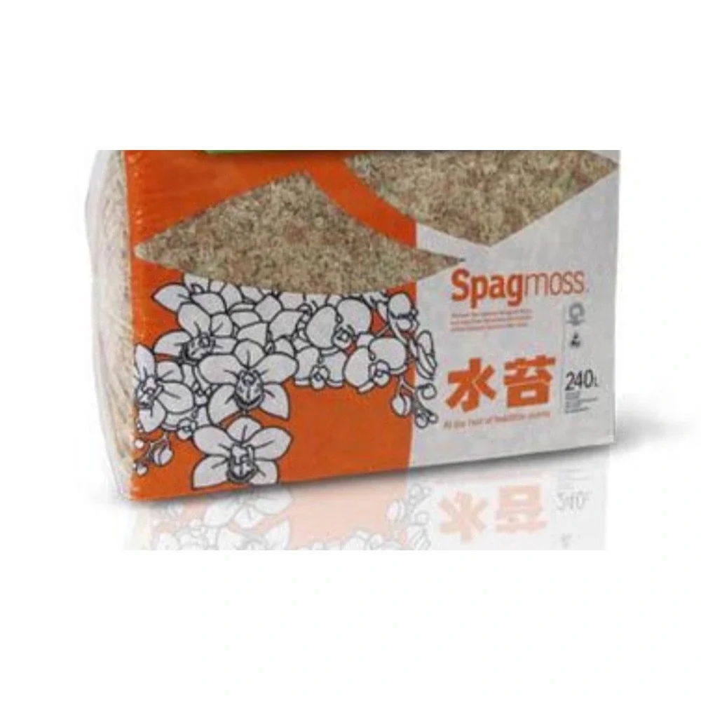 Spagmoss Sphagnum Besgrow New Zealand Orchid Plant Brick Long Fiber 240L Sealed